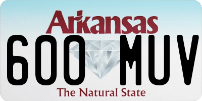 AR license plate 600MUV