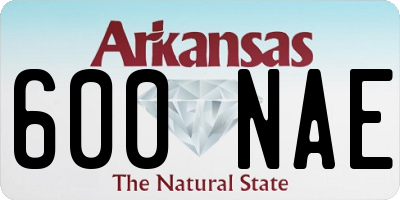AR license plate 600NAE