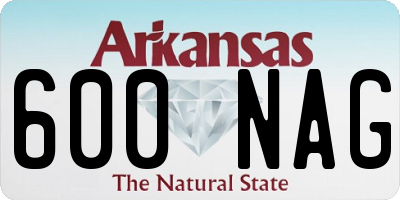 AR license plate 600NAG