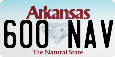AR license plate 600NAV