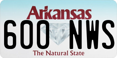AR license plate 600NWS