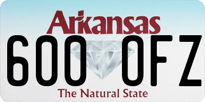 AR license plate 600OFZ