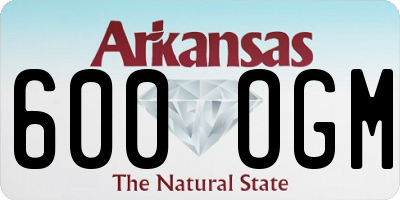 AR license plate 600OGM