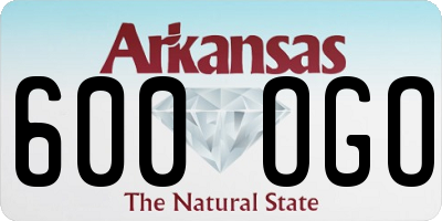 AR license plate 600OGO