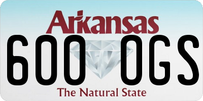 AR license plate 600OGS