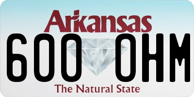 AR license plate 600OHM