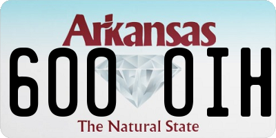 AR license plate 600OIH