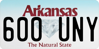 AR license plate 600UNY