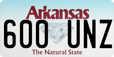 AR license plate 600UNZ