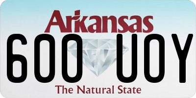AR license plate 600UOY