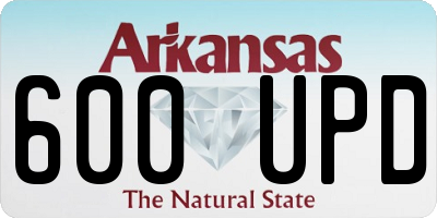 AR license plate 600UPD