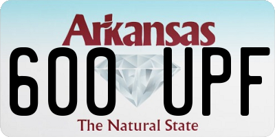 AR license plate 600UPF