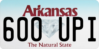 AR license plate 600UPI