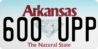 AR license plate 600UPP