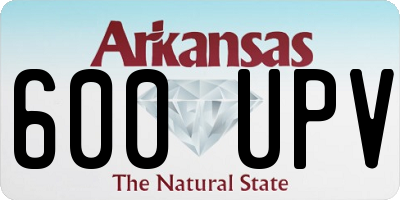 AR license plate 600UPV