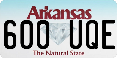 AR license plate 600UQE