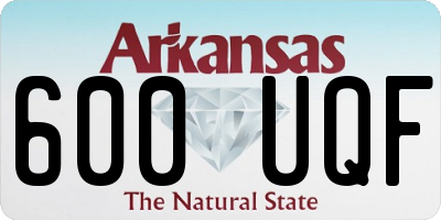 AR license plate 600UQF