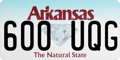 AR license plate 600UQG