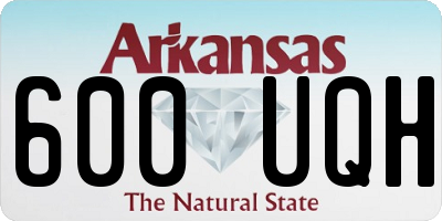AR license plate 600UQH