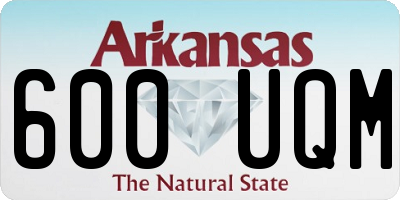 AR license plate 600UQM