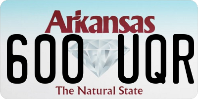 AR license plate 600UQR