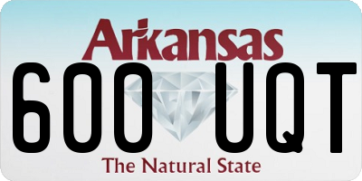 AR license plate 600UQT