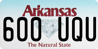 AR license plate 600UQU