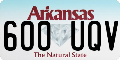 AR license plate 600UQV