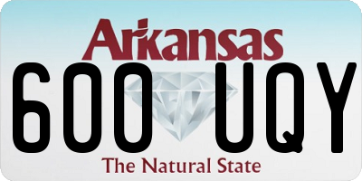 AR license plate 600UQY