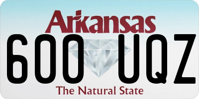 AR license plate 600UQZ