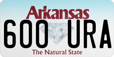 AR license plate 600URA