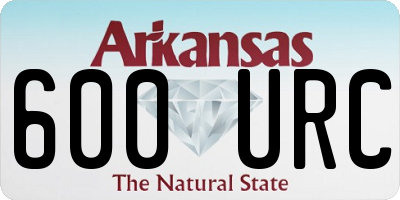 AR license plate 600URC