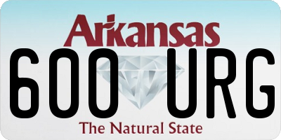 AR license plate 600URG