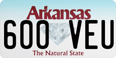 AR license plate 600VEU