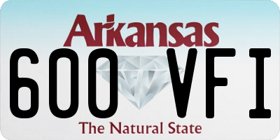 AR license plate 600VFI
