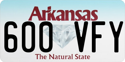 AR license plate 600VFY