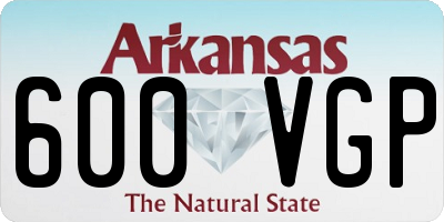 AR license plate 600VGP