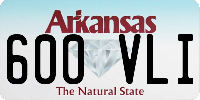 AR license plate 600VLI