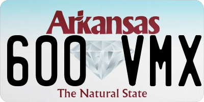 AR license plate 600VMX