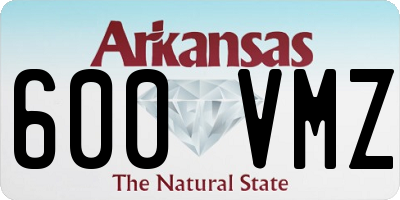AR license plate 600VMZ