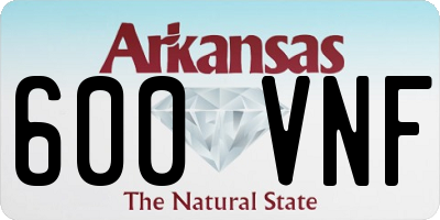 AR license plate 600VNF