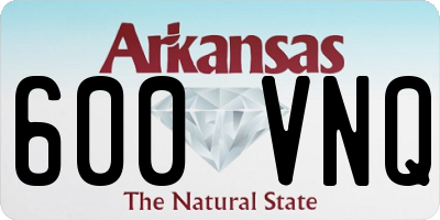 AR license plate 600VNQ