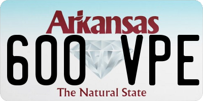 AR license plate 600VPE