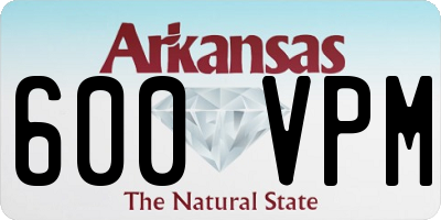 AR license plate 600VPM