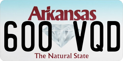AR license plate 600VQD