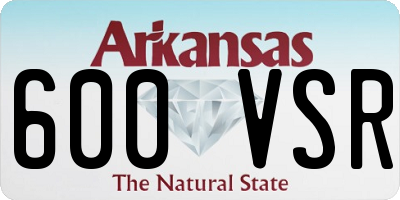 AR license plate 600VSR