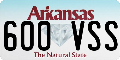 AR license plate 600VSS