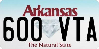 AR license plate 600VTA