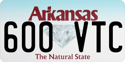 AR license plate 600VTC