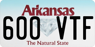 AR license plate 600VTF